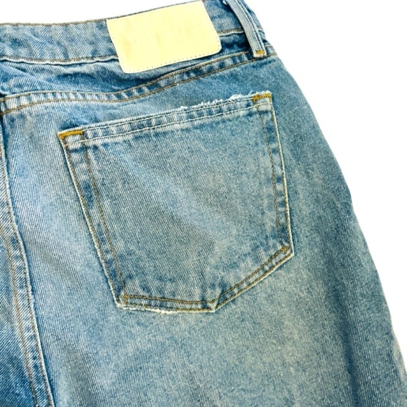 REVOLVE GrlFrend Hailey Low Rise Slim Boot Designer Blue Jeans Sz 28 - Picture 10 of 15